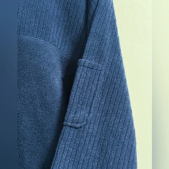 Arizona Jean Co Navy V Neck Sweater M Ribbed Knit Unisex - Picture 6 of 14